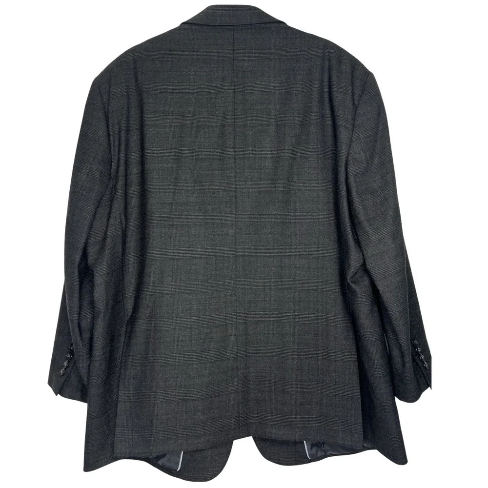 Jos‎ A Bank 1905 Comfort Wool Blend Glen Plaid Blazer Sport Coat Mens 50R